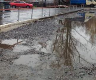 Госадмтехнадзор штрафует за затопленные тротуары