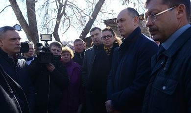 Представители областного правительства посетили Ивантеевку с рабочим визитом