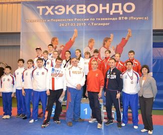 Зараец Валерий Евдокимов завоевал «золото» России по тхэквондо в 28 раз