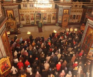 ПАСХАЛЬНОЕ БОГОСЛУЖЕНИЕ В ЗАРАЙСКОМ КРЕМЛЕ