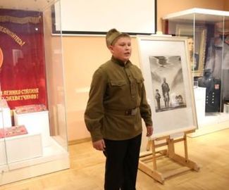 Открытие выставки, посвященной 70-летию Победы в Великой Отечественной войне «Мы живы памятью..»прошло при полном аншлаге.