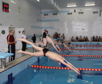 В Зарайске прошли соревнования по плаванию "Открытое первенство района"
