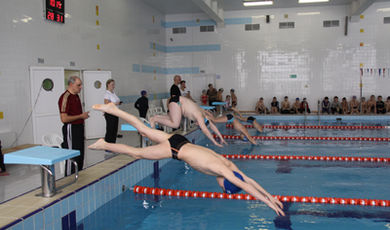 В Зарайске прошли соревнования по плаванию "Открытое первенство района"